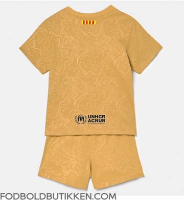 Barcelona Udebanetrøje Børn 2022-23 Kortærmet (+ Korte bukser)
